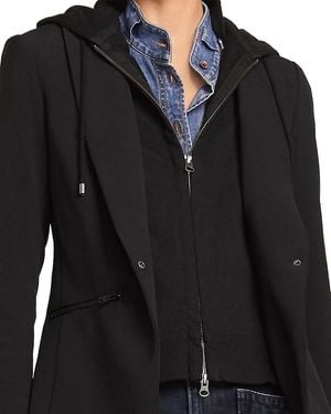 Veronica Beard Hoodie Dickey - Black
