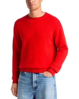 FRAME Lightweight Cashmere Crew - Red