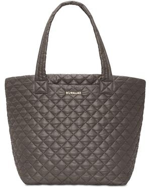 MZ Wallace Medium Metro Tote Deluxe Ii - Gray