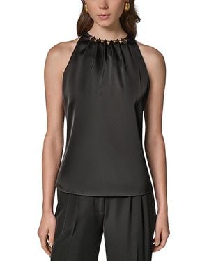 Donna Karan Hardware Trim Top - Black