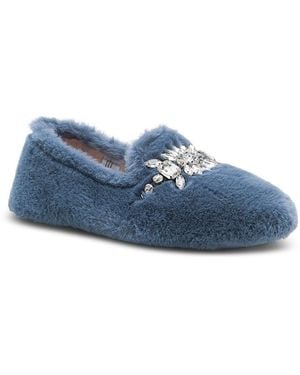 Free People Slumber Party Loafer Slippers - Blue