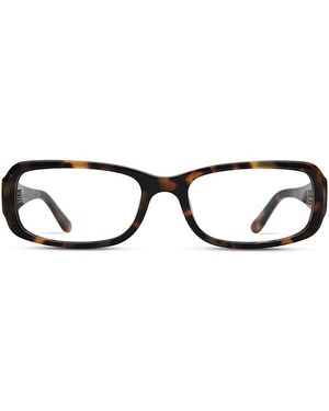 Elisa Johnson Avery Rectangular Optical Glasses, 56Mm - Black