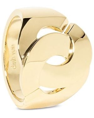 Dinh Van 18K Menottes Polished Statement Ring - Metallic