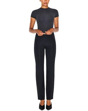 Skims Essential High Waist Pants - Blue