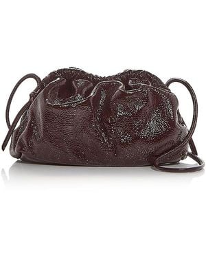 Mansur Gavriel Mini Cloud Leather Clutch - Brown