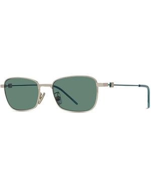 Givenchy Gv Speed Geometric Sunglasses, 53Mm - Green