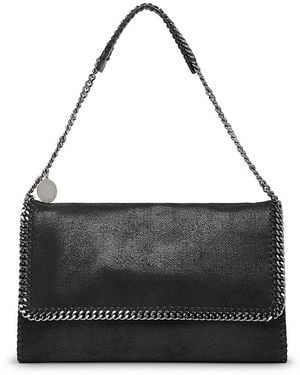 Stella McCartney Falabella Big Flap Shoulder Bag - Black