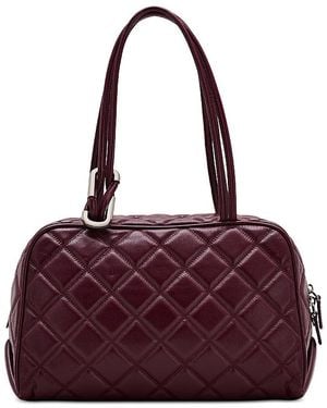 Marc Jacobs The Quilted Leather Dual Satchel - Purple