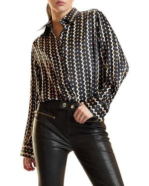 Cynthia Rowley Collectible Silk Shirt - Black