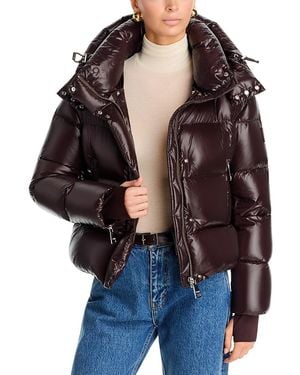 Sam. Jojo Hooded Puffer Coat - Blue