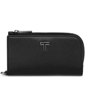 Tumi L Zip Card Case - Black