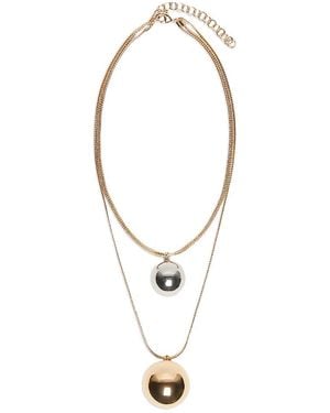 Weekend by Maxmara Aradente Layered Necklace - White