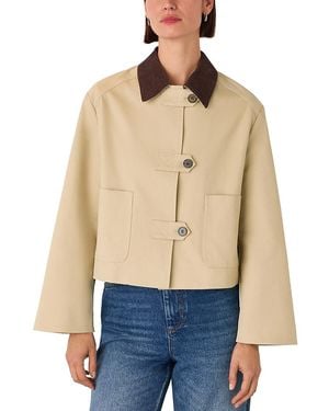 Whistles Cord Collar Worker Jacket - Natural