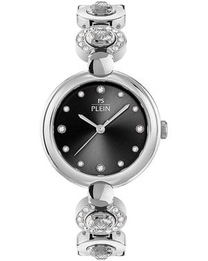 Philipp Plein Rebel Crystal Watch, 32Mm - Metallic