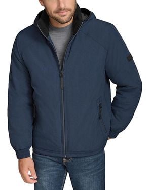 Andrew Marc Gatton Reversible Fleece Jacket - Blue
