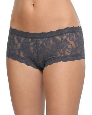 Hanky Panky Signature Lace Boyshort - Gray