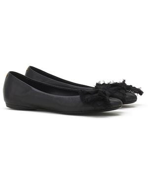 Lanvin The Bow Ballerina Flat - Black