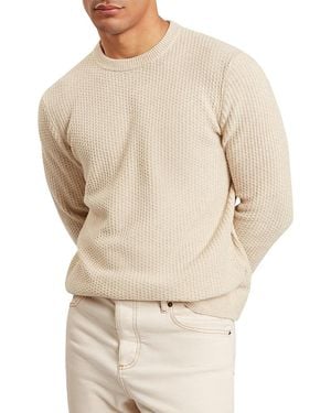 Ted Baker Leocadi Crewneck Sweater - Natural