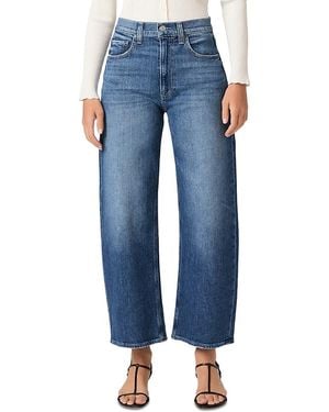 PAIGE Arellia High Rise Barrel Leg Jeans - Blue