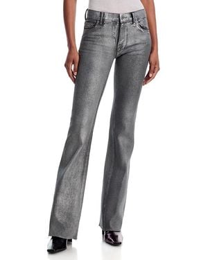 Kobi Halperin Eden Metallic Bootcut Pants - Gray