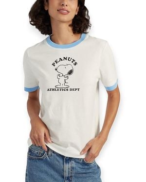 Chinti & Parker Cotton Snoopy Athletics T-Shirt - White