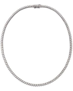 Bloomingdale's Fine Collection Certified Diamond Tennis Necklace - Metallic