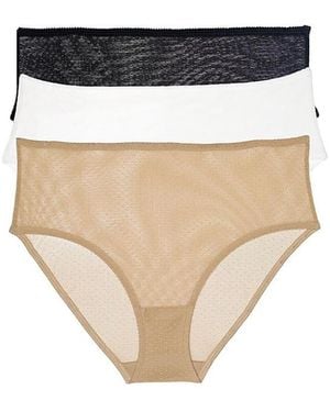 Skarlett Blue Jolie Sheer Lace Hipster 3-Pack - White