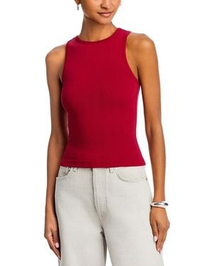 RE/DONE High Neck Tank Top - Red