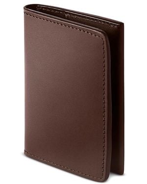 Carl Friedrik Swanfield Italian Vachetta Leather Bifold Wallet - Brown