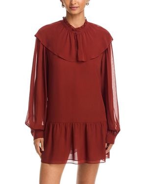 FRAME The Silk Soiree Dress - Red