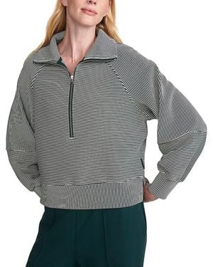 Varley Milano Half Zip Sweatshirt - Gray
