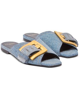 Balmain Anthem Flat Denim - Blue