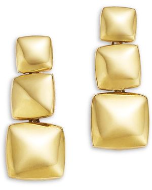 Bloomingdale's Fine Collection Square Dangle Drop Earrings - Metallic