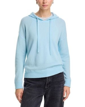 C by Bloomingdale's Cashmere Pullover Cashmere Hoodie - Blue