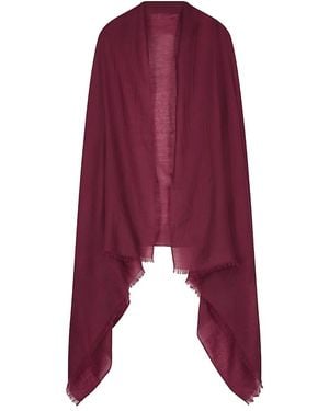 Sofiacashmere Ultrafine Cashmere Wrap - Purple