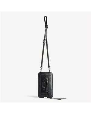 Balenciaga Le City Vertical Phone Holder - White