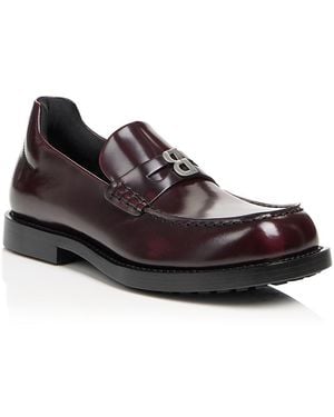 Balenciaga Comfy Penny Loafers - Brown