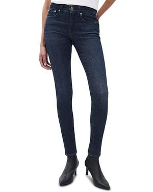 Rag & Bone Epic Cate Mid Rise Ankle Skinny Jeans - Blue