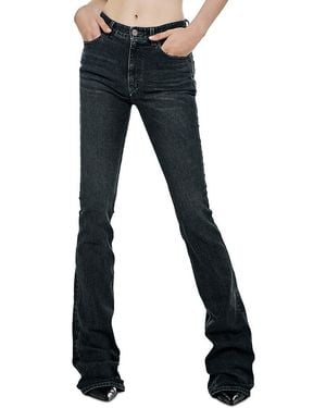L'EMIUNE Lemiune 01 Flare Leg Jeans - Blue