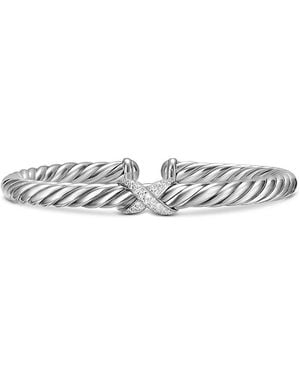 David Yurman Cable Flex X Bracelet - White