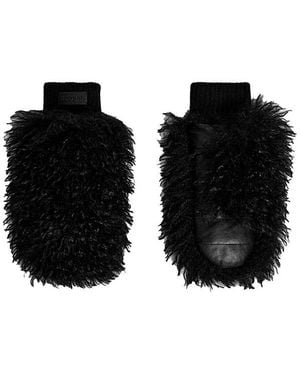 Rudsak Susan Faux Fur Mittens - Black