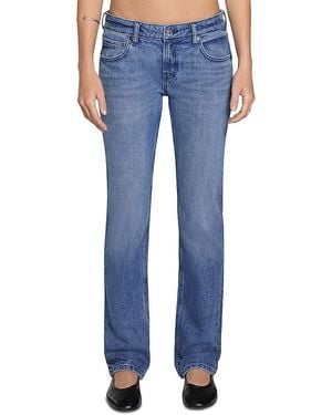 EB DENIM Lennon Low Rise Slim Cigarette Jeans - Blue