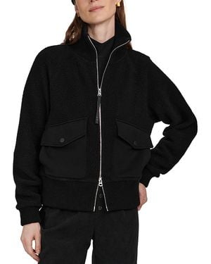 Varley Bresson Zip Front Fleece Jacket - Black