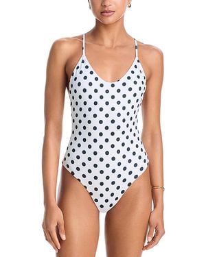 Caroline Constas Milani One Piece Swimsuit - Blue
