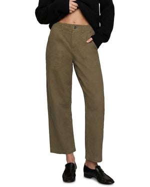 Z Supply Colman Cotton Bowed Utility Pants - Green