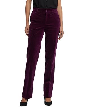 NYDJ Velvet Straight Leg Pants - Purple