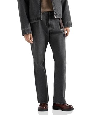 Prada Five-Pocket Denim Jeans - Gray
