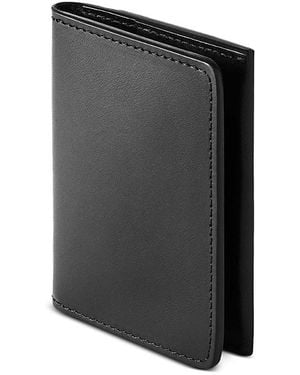 Carl Friedrik Swanfield Italian Vachetta Leather Bifold Wallet - Black