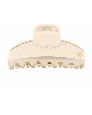 Alexandre De Paris Vendome Strass Hair Clip - White