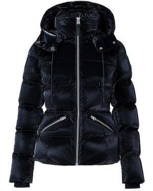 Mackage Madalyn Glo High Gloss Down Jacket - Blue